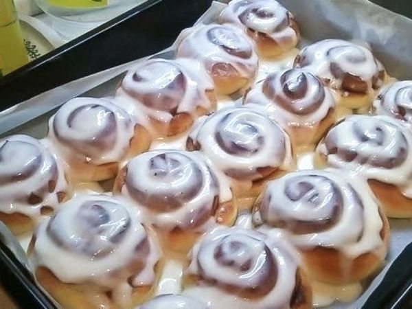 Булочки синнабон с корицей