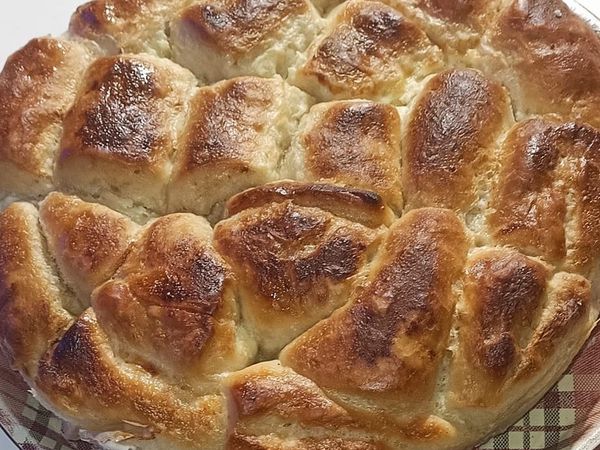 Кердя (хлеб с брынзой и творогом)