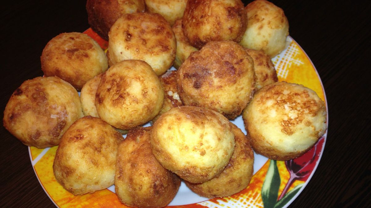 Творожные пончики